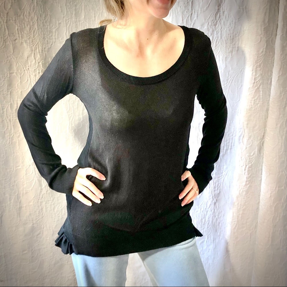 Chan Luu black long sleeve top
